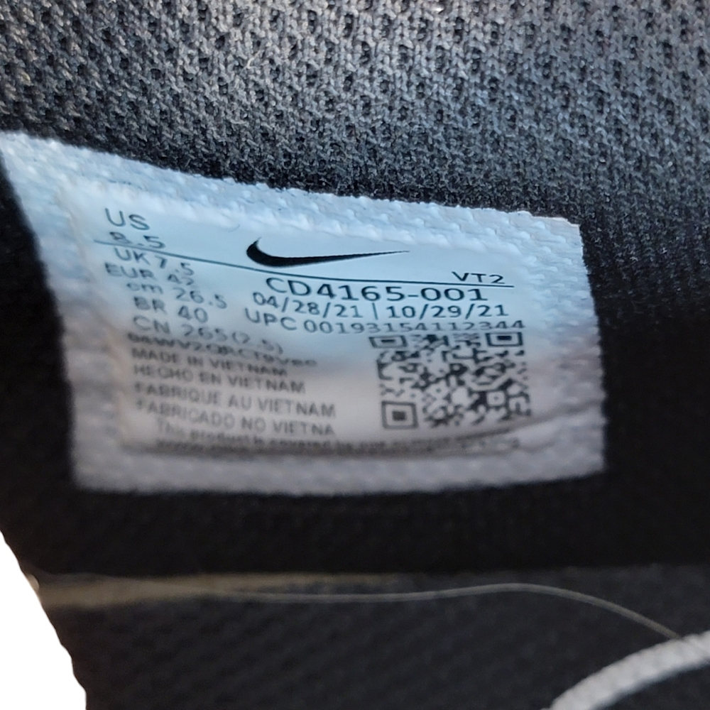 Nike Air Max Excee Walking Running Black & White Shoe Sneaker Men's 8.5 - Picture 15 of 15